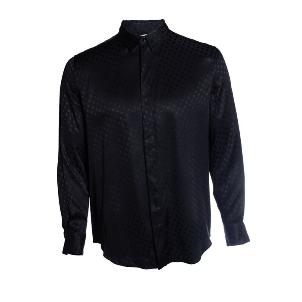 Celine, polkadot shirt in black